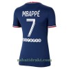 Paris Saint-Germain Kylian Mbappé 7 Hjemme 2021-22 - Dame Fotballdrakt